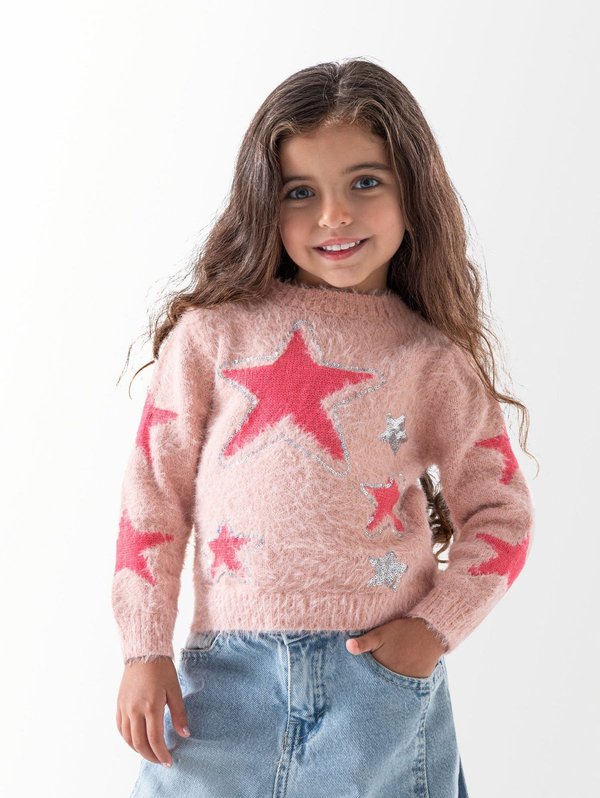 Ninos Kids storeStars PulloverKnitwearCHINA