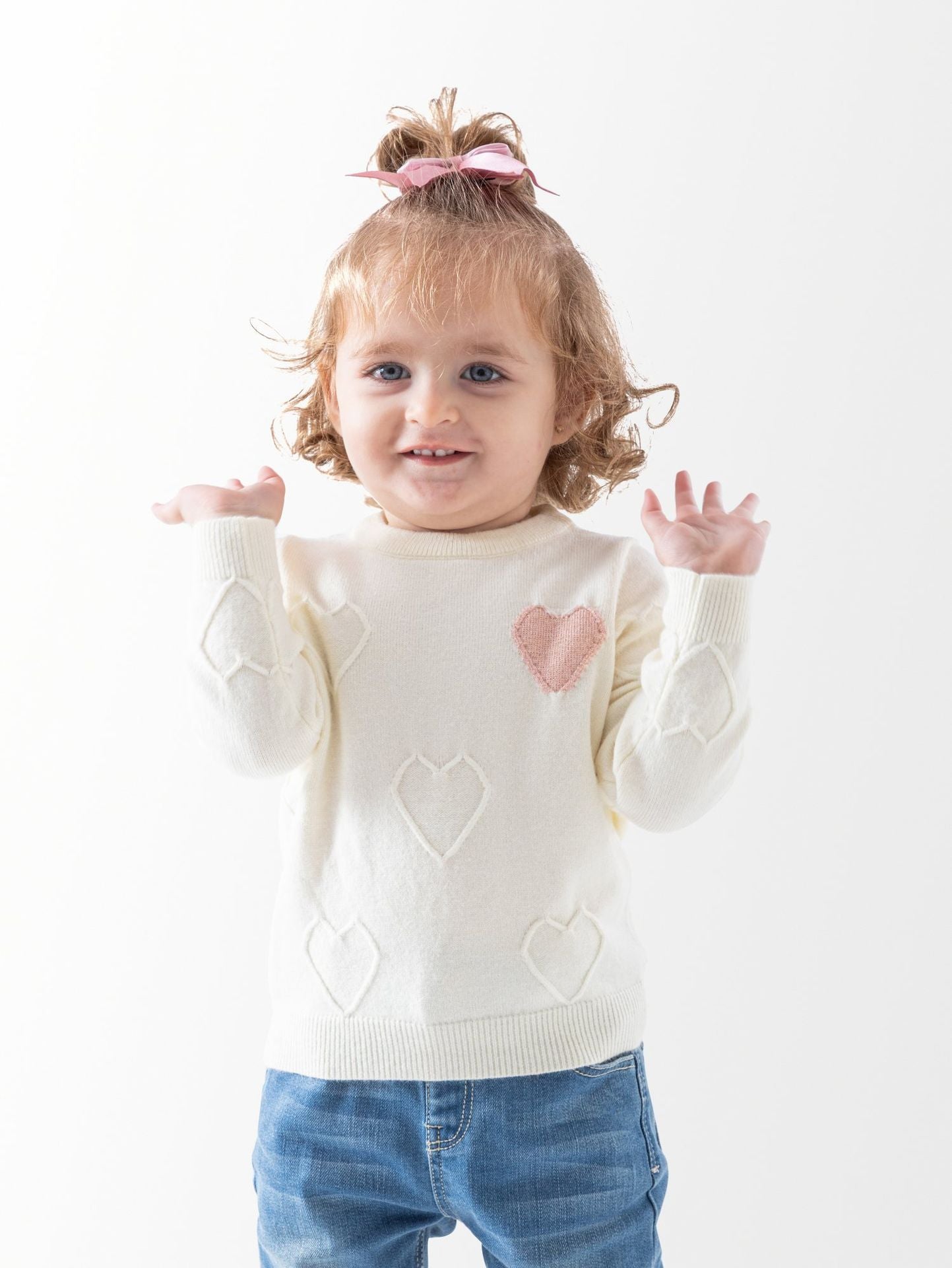 Ninos Kids storeHearts PulloverKnitwearNINOS