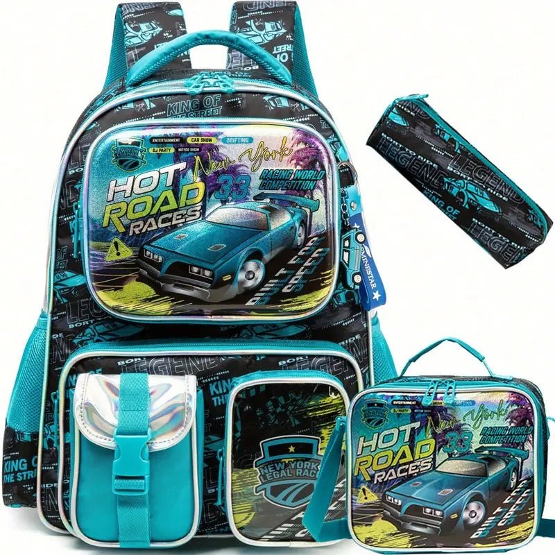 Ninos Kids storeRoad 3PCS School BagBag set طقم شنط مدرسةJasmin