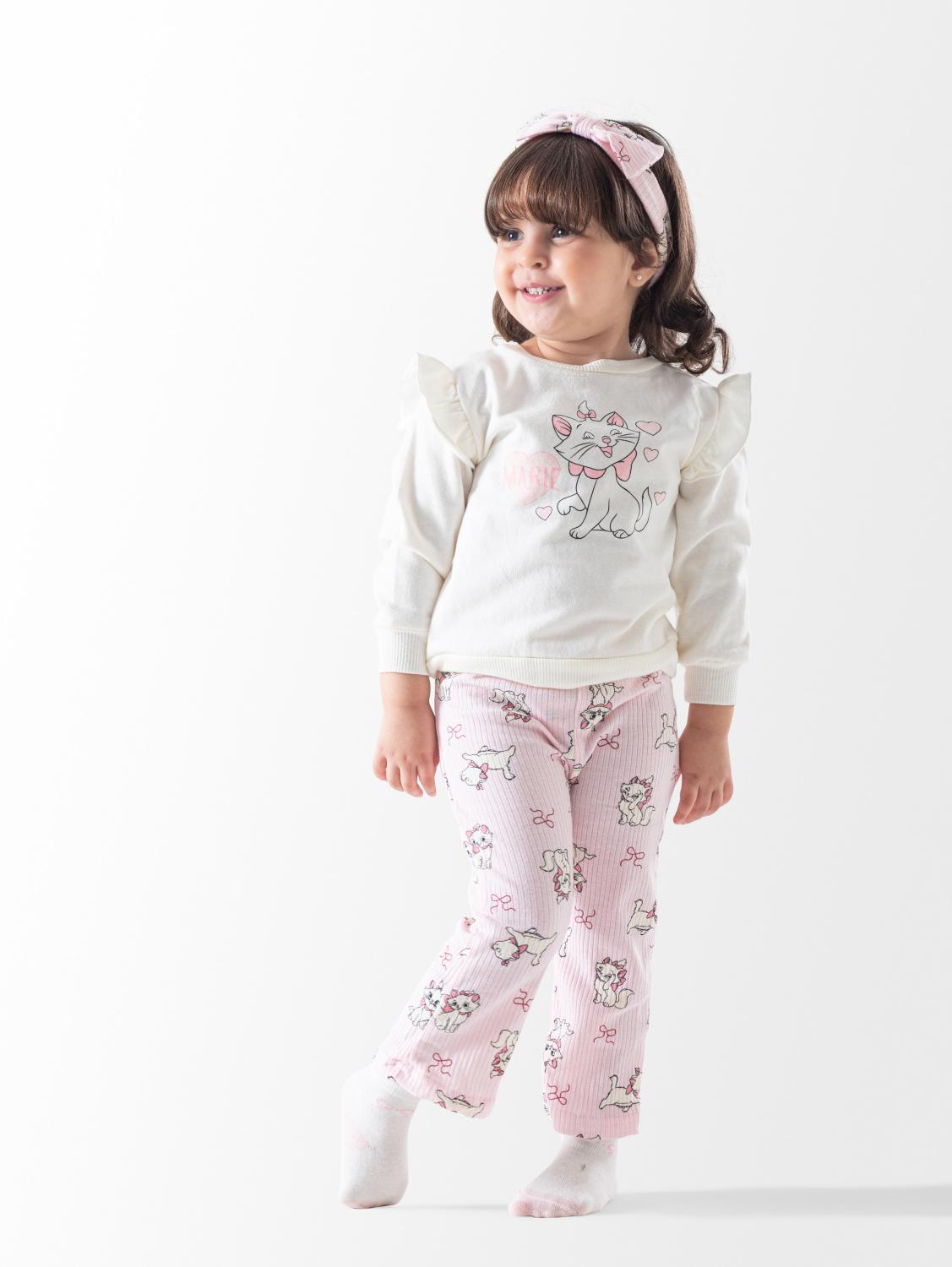 Baby Girls' Off-White Kitty Occasion Set