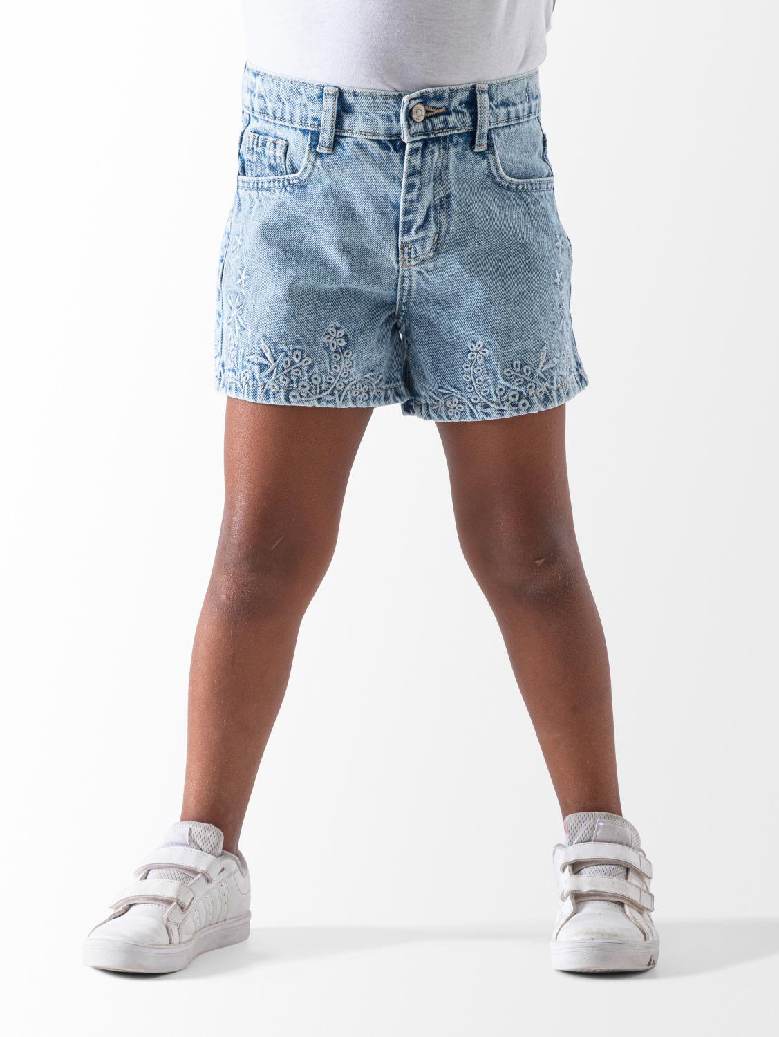 Flowers Jeans Short