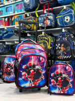 Ninos Kids storeSpace 3PCS Trolly BagBag set طقم شنط مدرسةJasmin