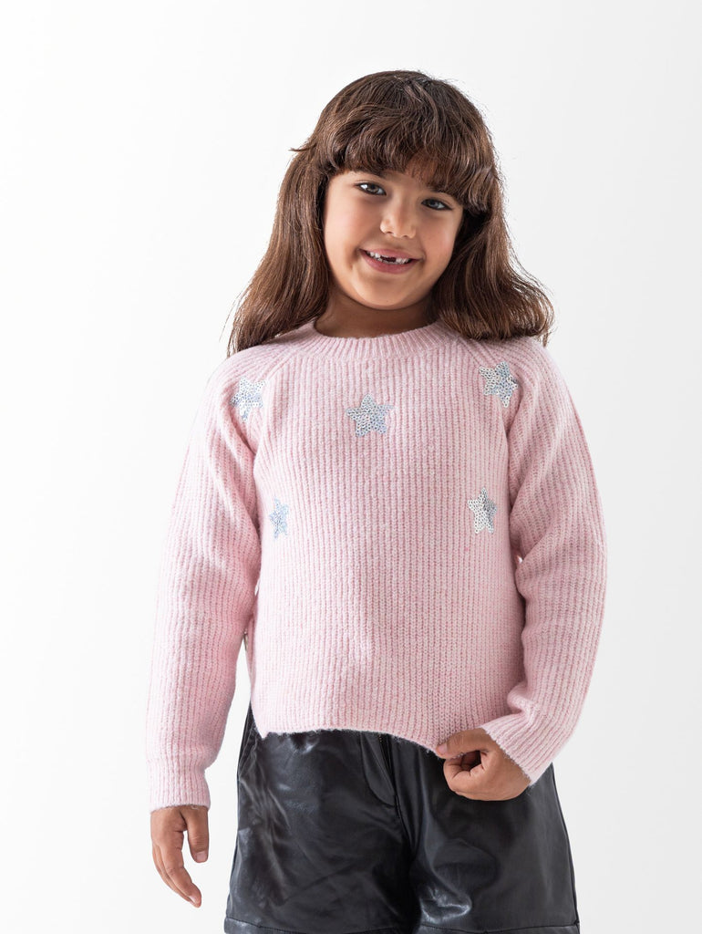Strass Stars Pullover
