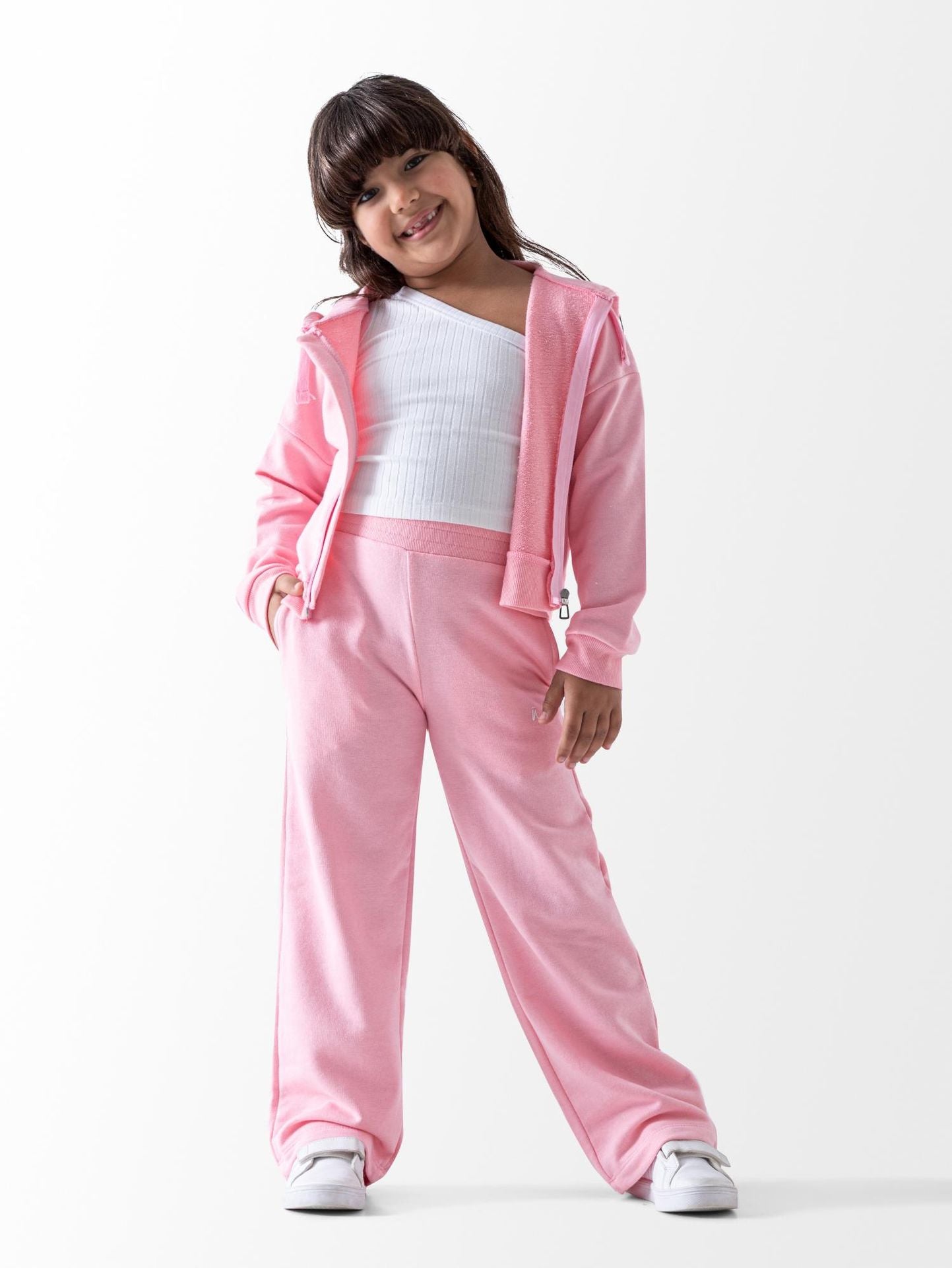 Ninos Kids storeCrop top,wide leg Zipper setطقم خروجNINOS