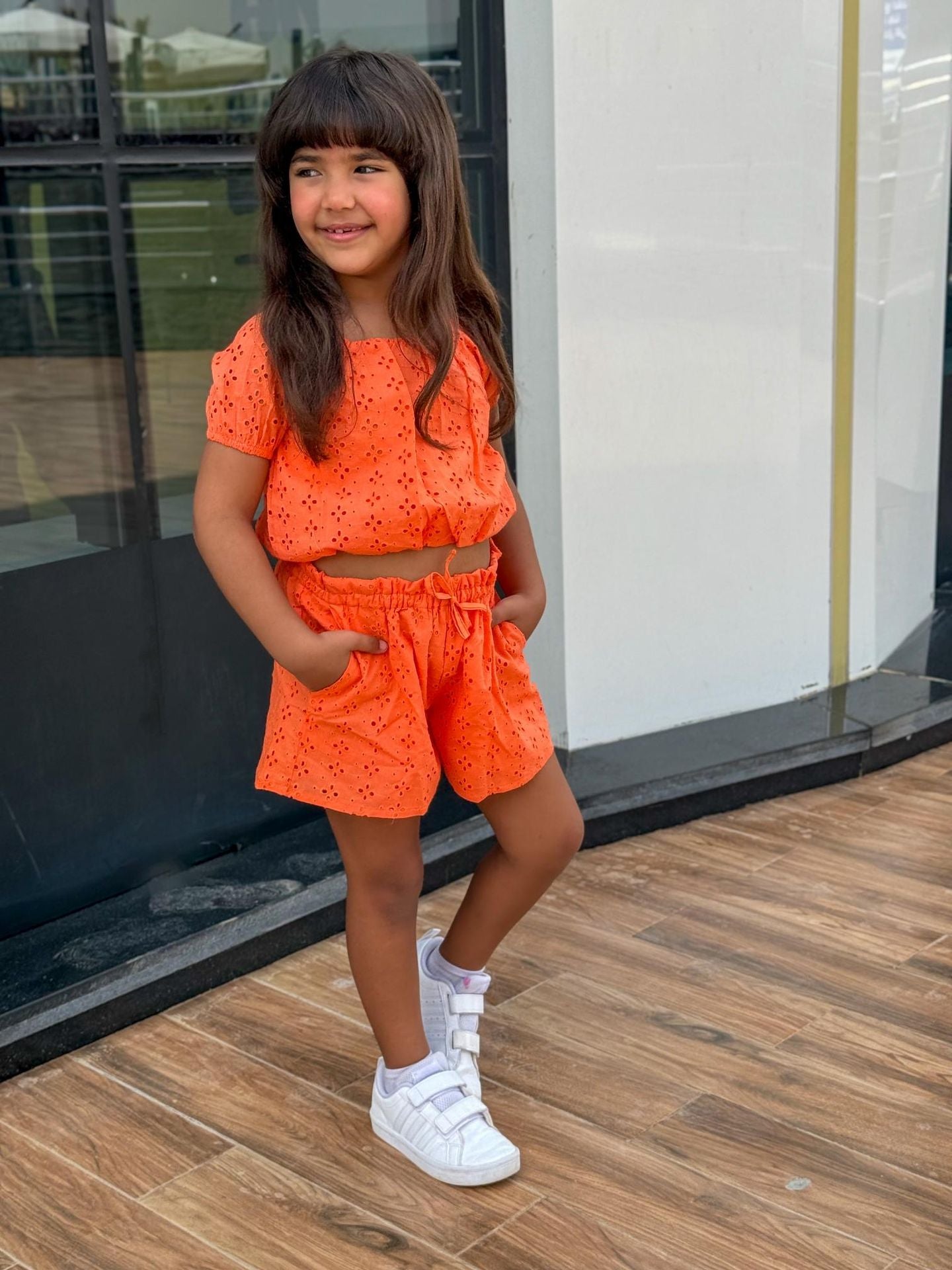 Ninos Kids storeEmbroidery Short SetØ·Ù‚Ù… Ø®Ø±ÙˆØ¬NINOS