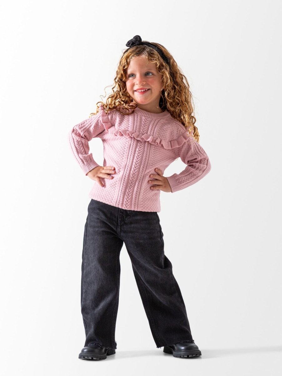 Ninos Kids storeBaby Girls' Kashmir Ruffles PulloverPulloversNINOS