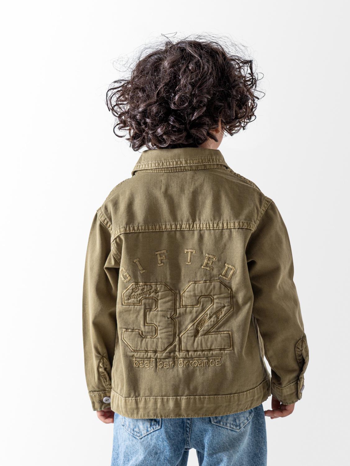 Ninos Kids storeBoys' Olive Gabardine JacketJacketsNINOS