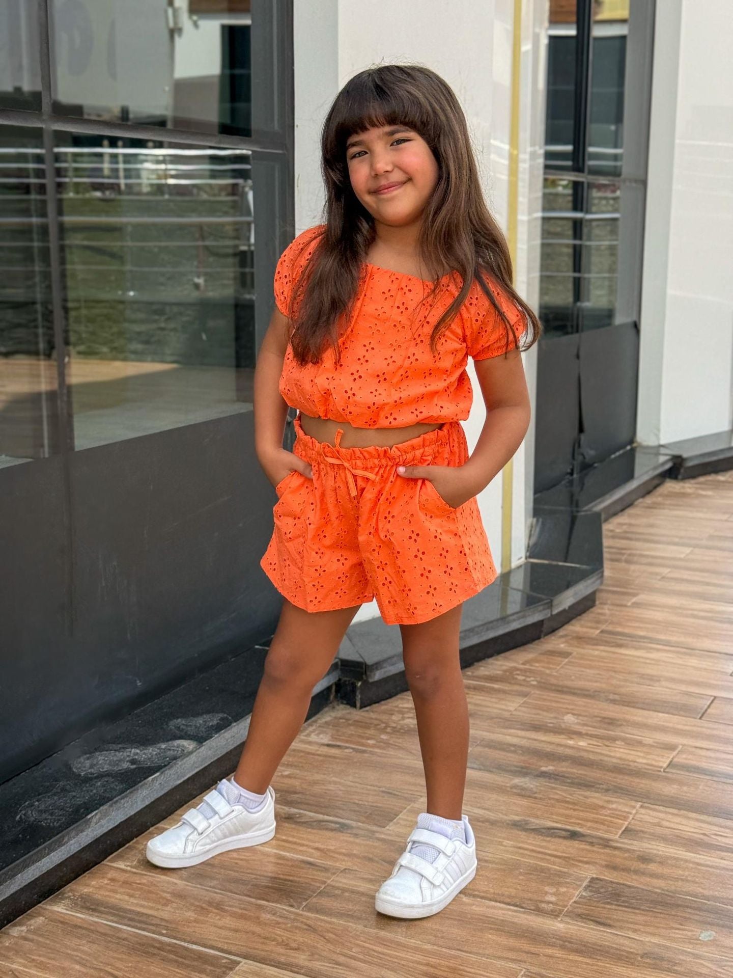 Ninos Kids storeEmbroidery Short SetØ·Ù‚Ù… Ø®Ø±ÙˆØ¬NINOS