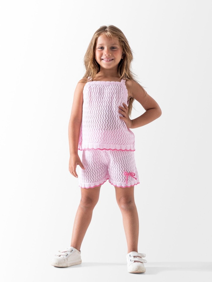 Ninos Kids storeBow Knitted Short SetGoing-Out SetsNINOS