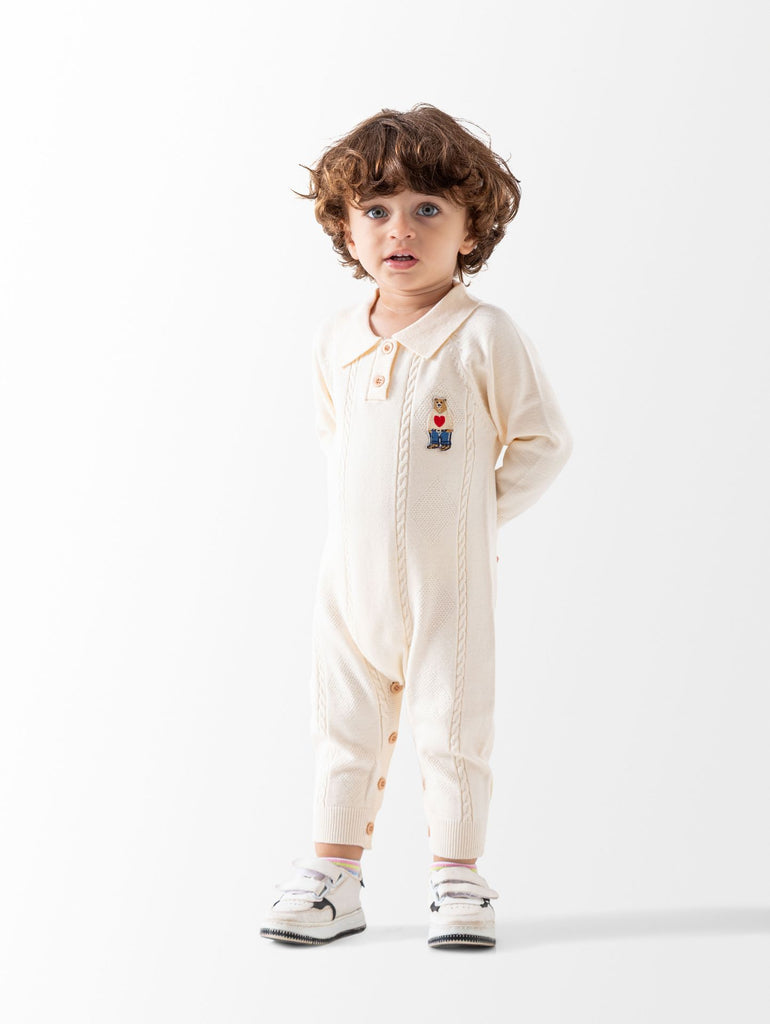 Ninos Kids storeBear Knitted RomperRompers & SleepsuitsGeneric