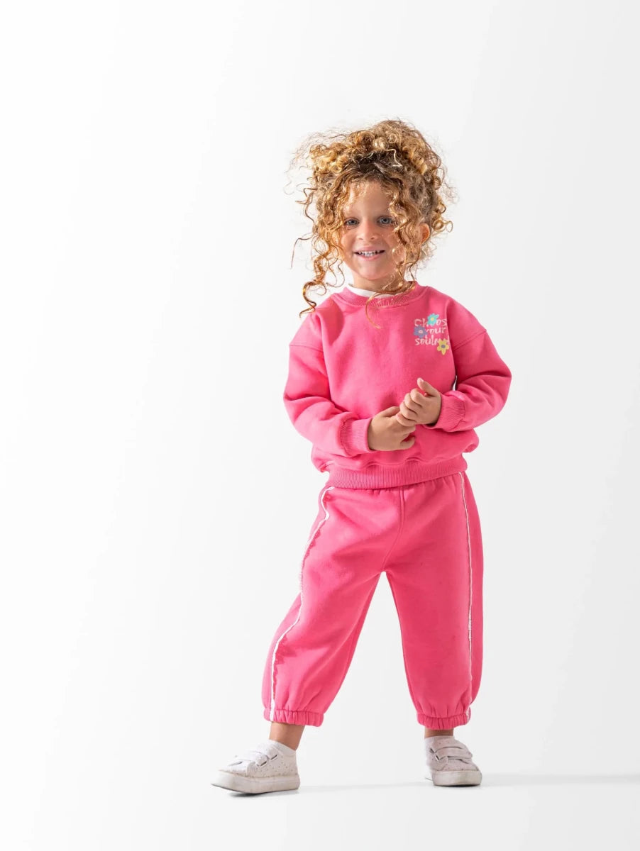 Ninos Kids storeBaby Girls' Fuscia Soulmate 2-Piece Pyjama SetPajamasSOTRA