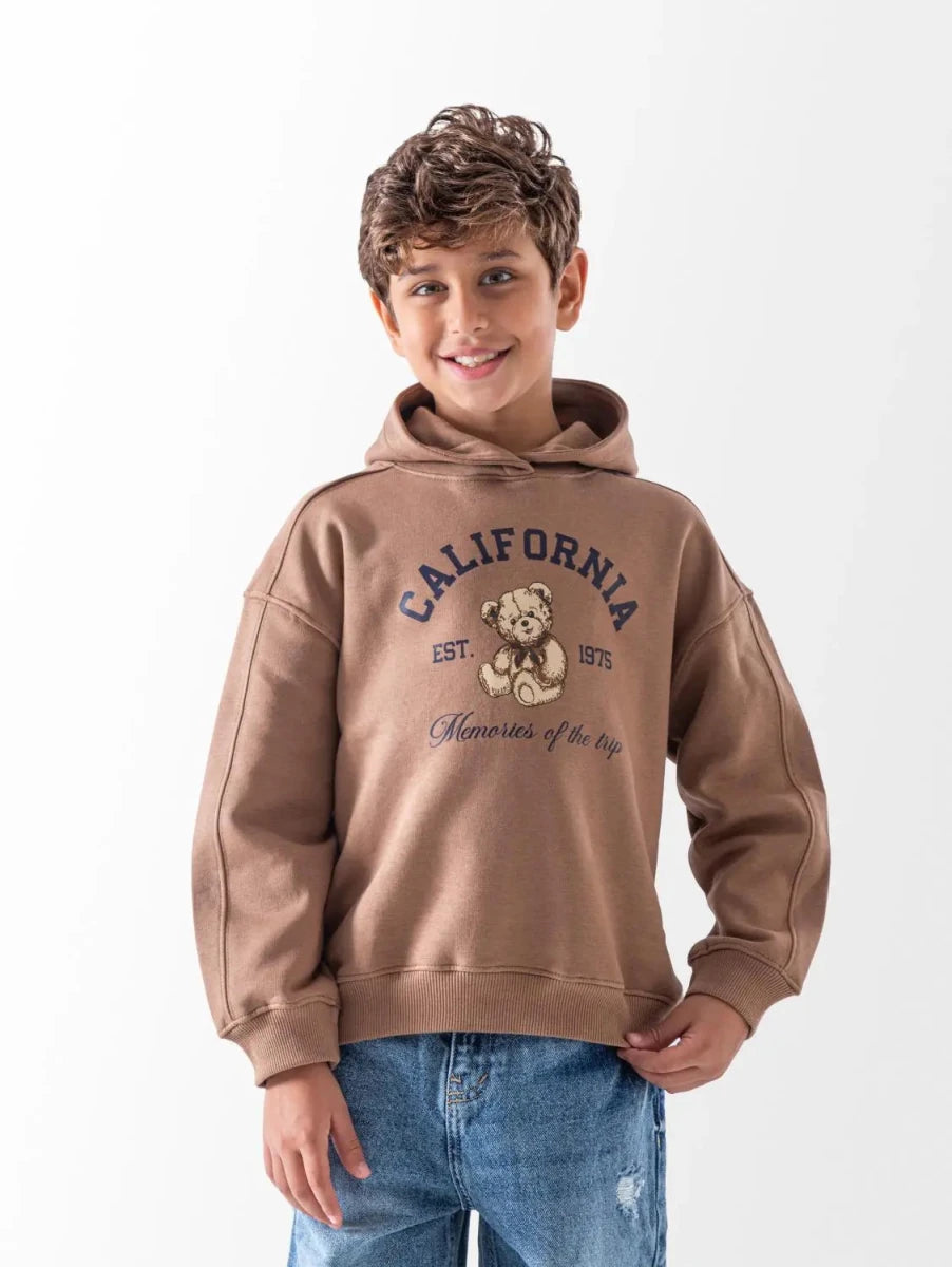 Ninos Kids storeBoys' Brown California HoodieHoodiesNINOS