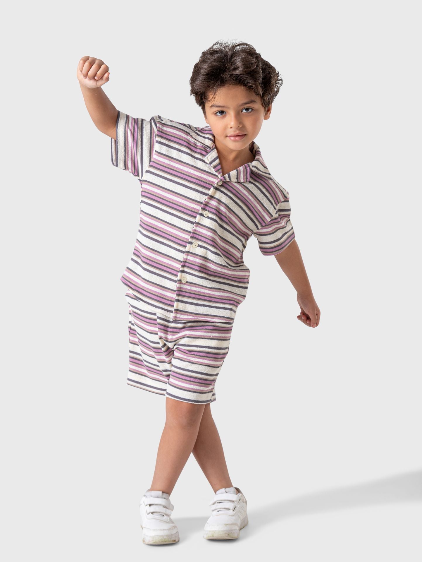 Ninos Kids storeStriped Short Setطقم خروجNINOS