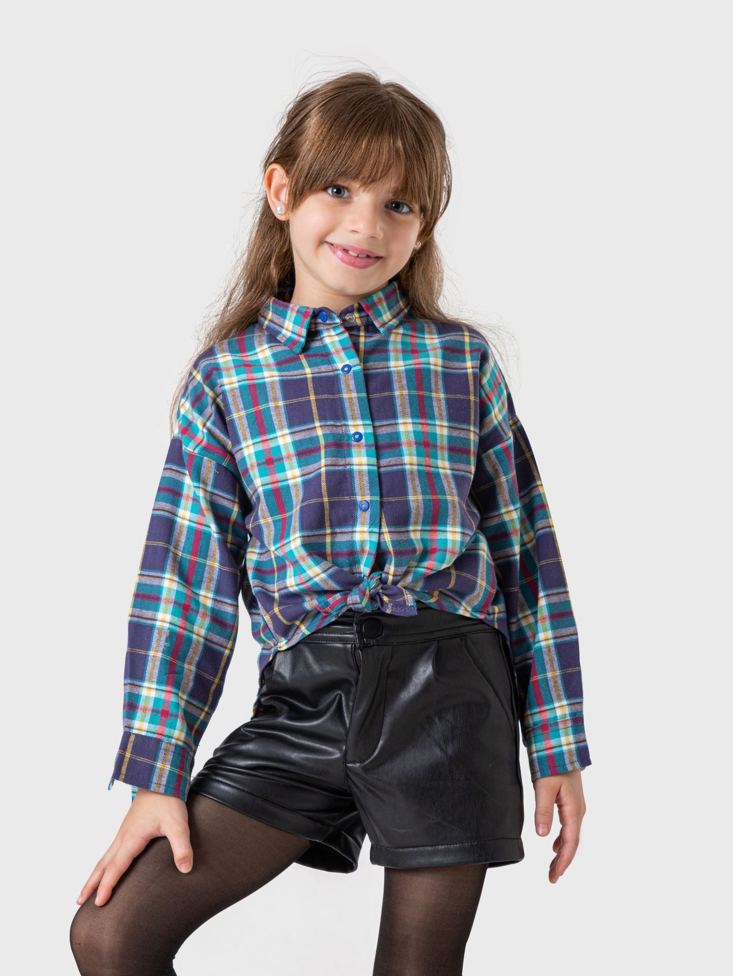 Ninos Kids storeChecks Over ShirtGirl blouseJodi Mini