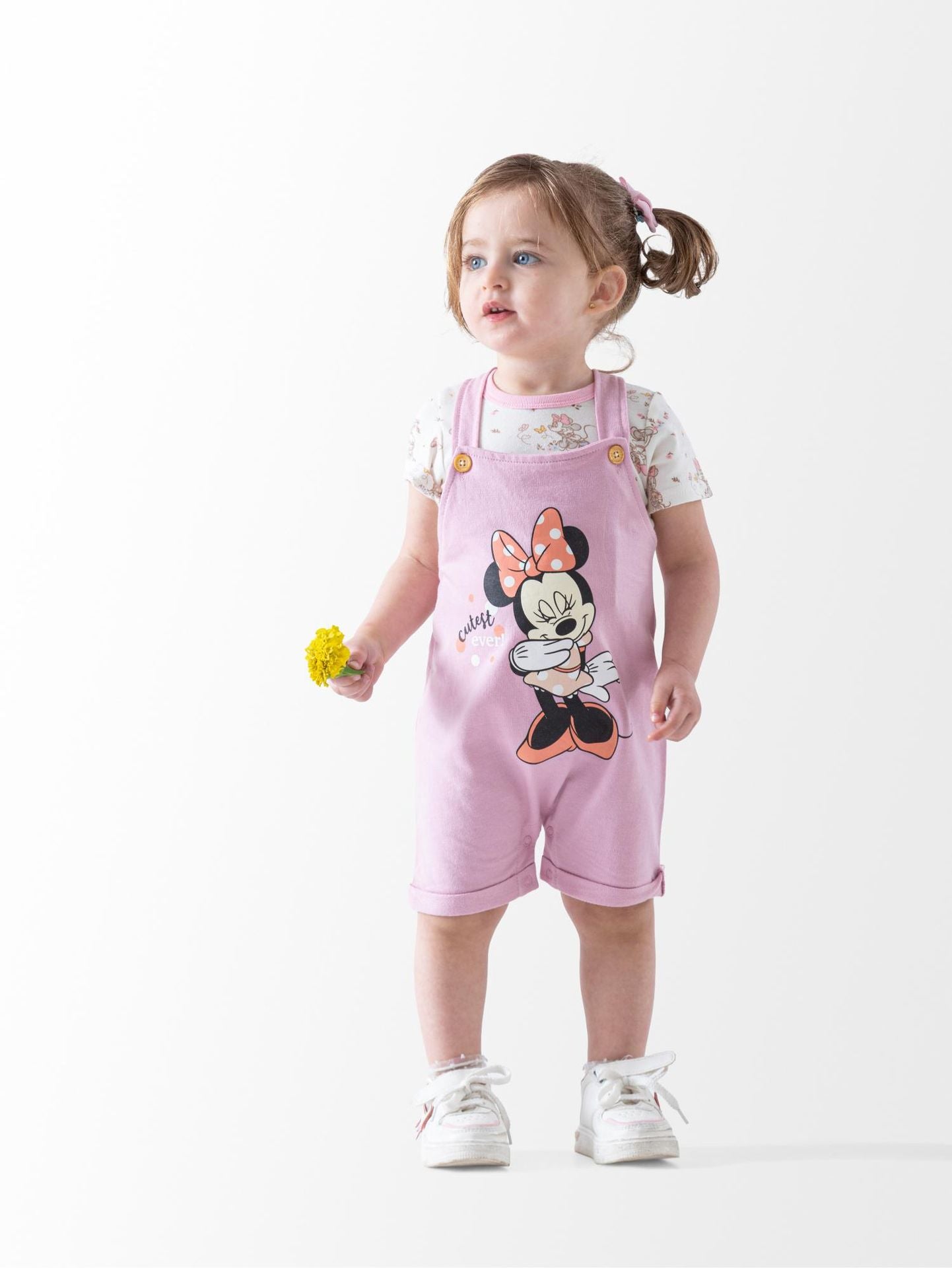 Ninos Kids storeMinnie 2PCS Shortallطقم قطعتينGeneric