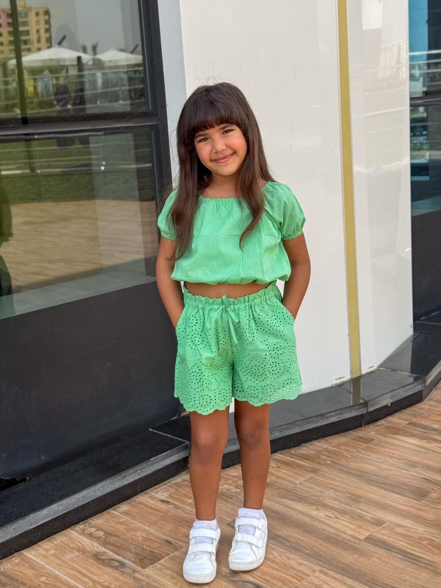 Ninos Kids storeEmbroidery Short SetØ·Ù‚Ù… Ø®Ø±ÙˆØ¬NINOS