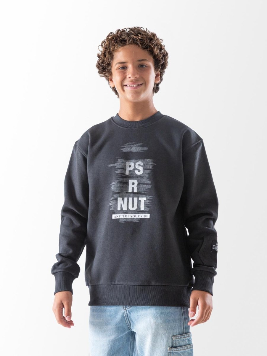Ninos Kids storeBoys' Dark Grey PS R NUT SweatshirtSweatshirtsNINOS