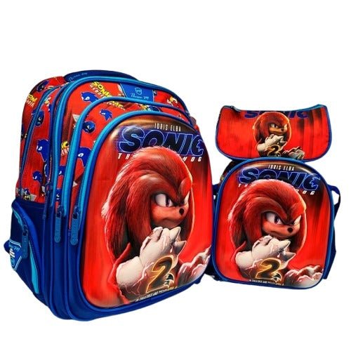 Ninos Kids storeSonic3 4PCS BackpackBag set طقم شنط مدرسة3M