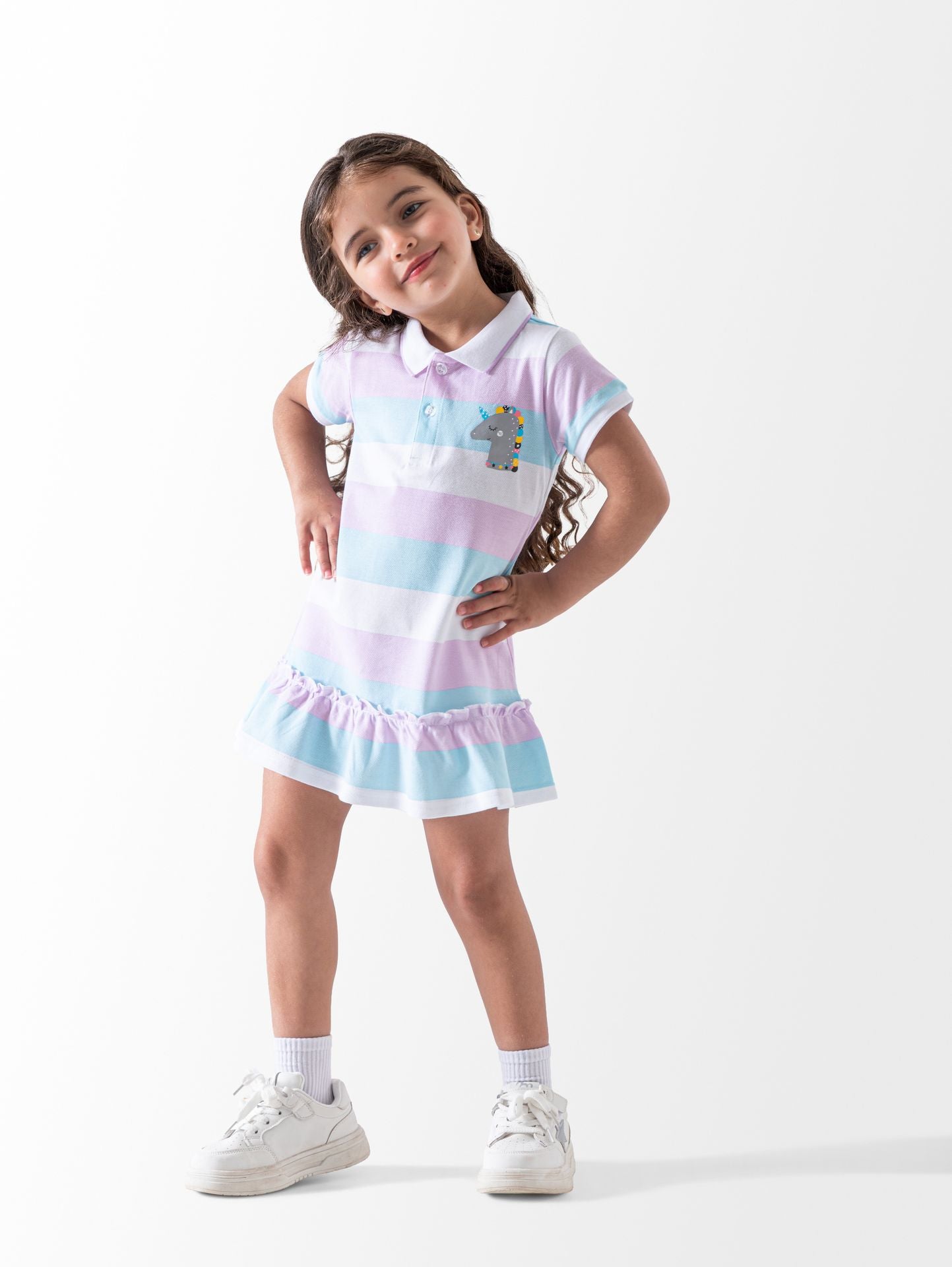 Ninos Kids storeStriped Unicorn DressDressesNINOS