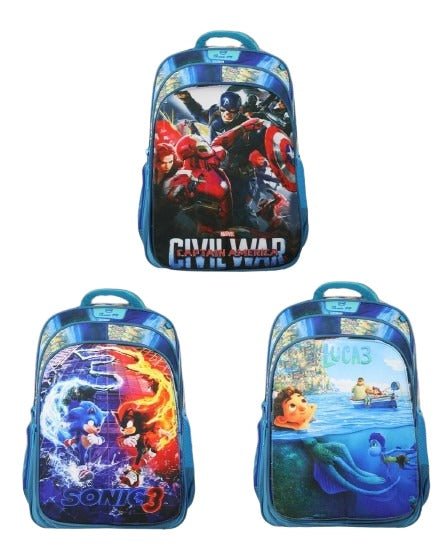 Ninos Kids storeLuck3 3PCS BackpackBag set طقم شنط مدرسة3M