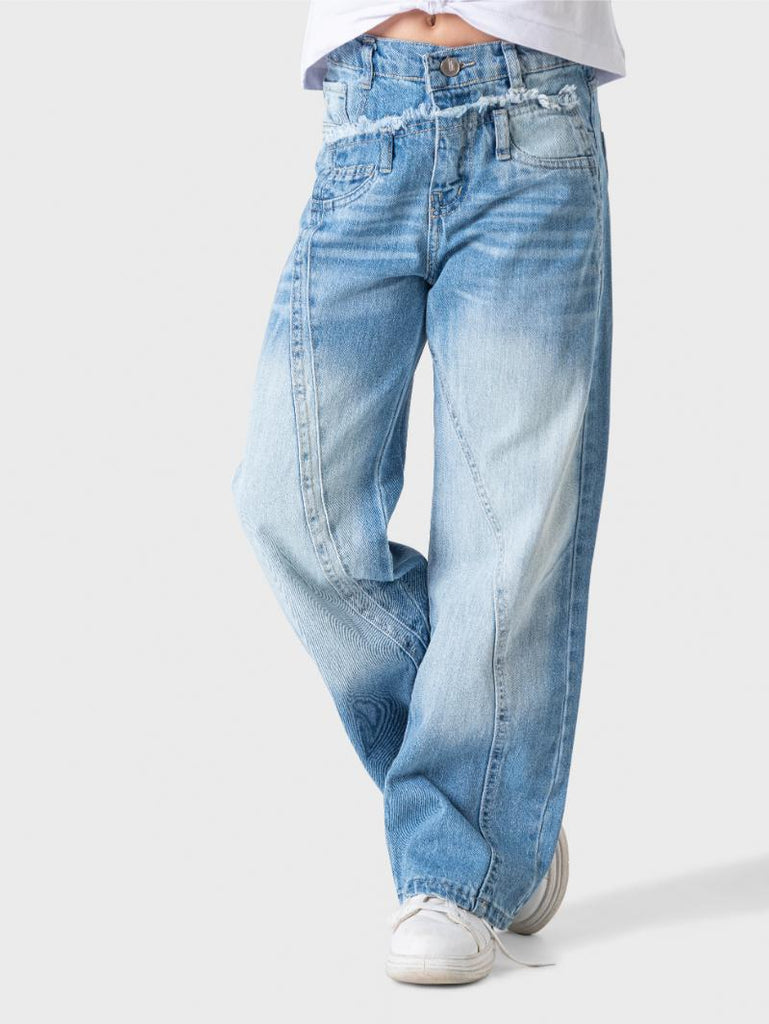 Wide Leg Jeans Pants