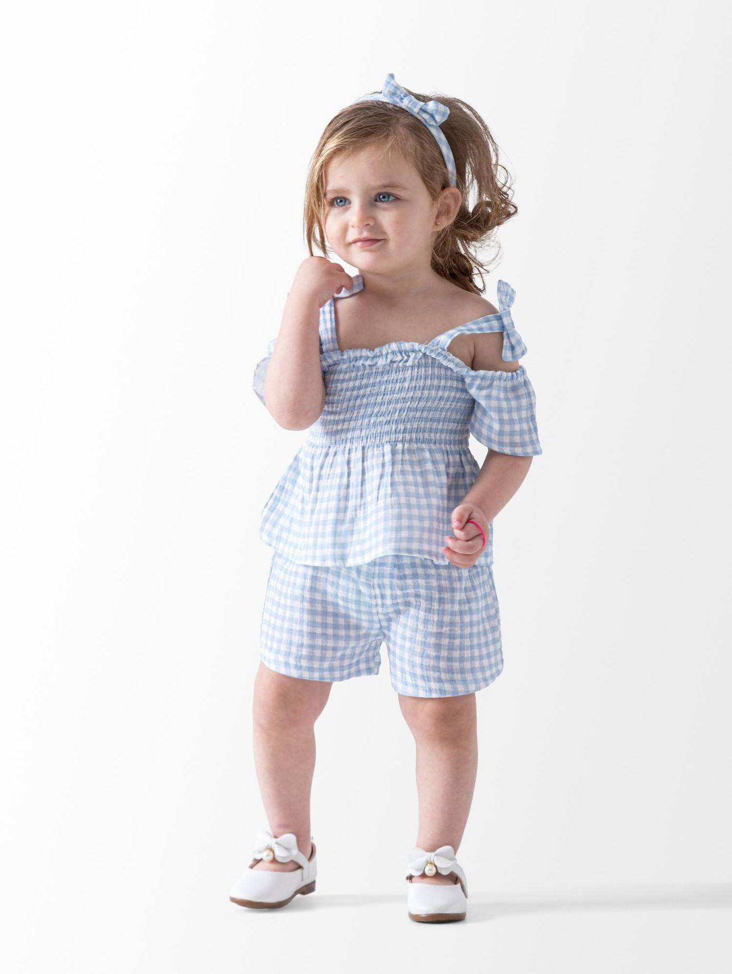 Ninos Kids storeCheckered Short Setطقم خروجGeneric