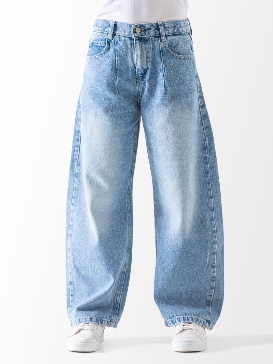 Ninos Kids storeGirls' Light Denim Wide Leg JeansJeans pantsNINOS