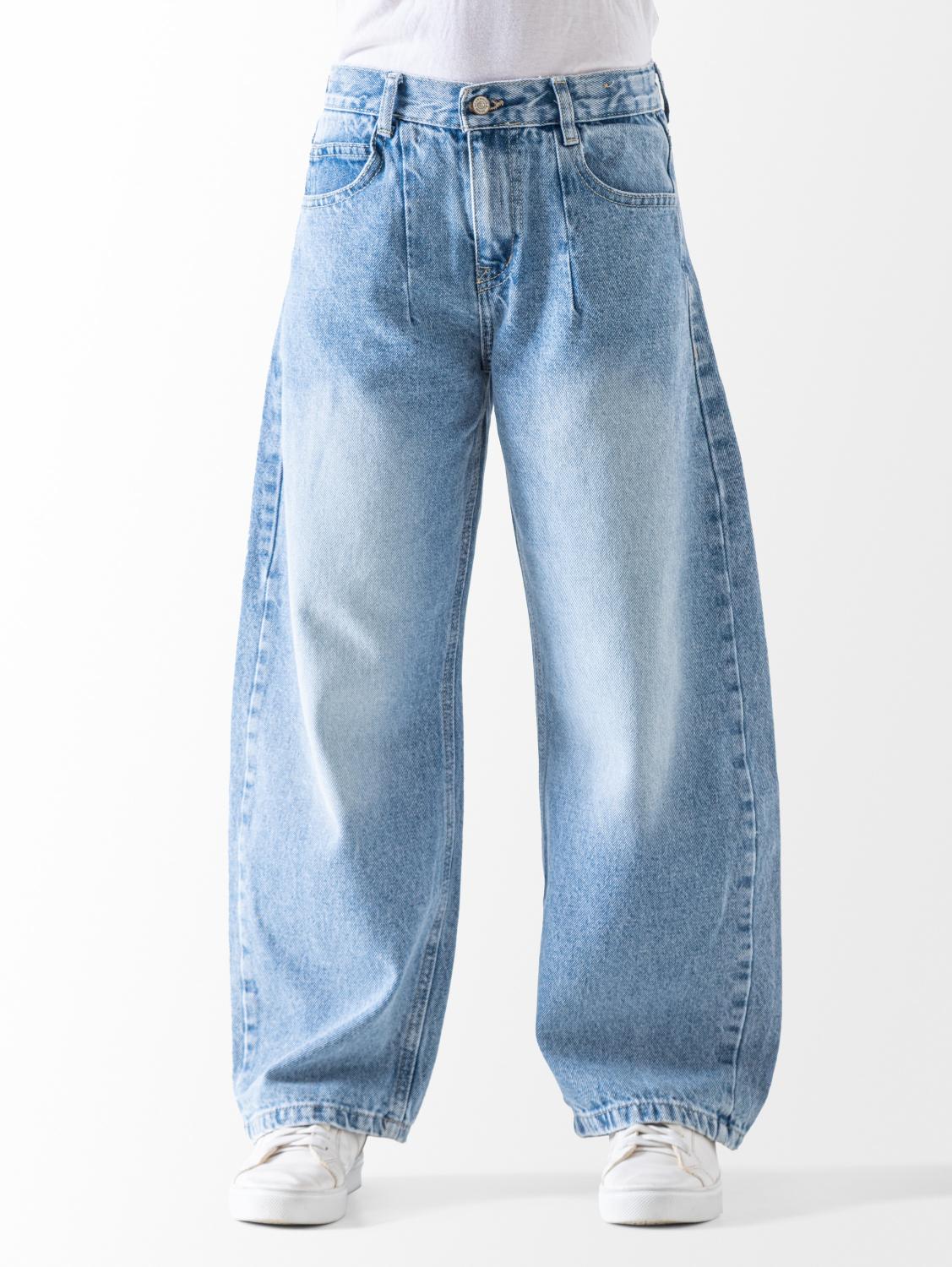 Ninos Kids storeGirls' Light Denim Wide Leg JeansJeans pantsNINOS