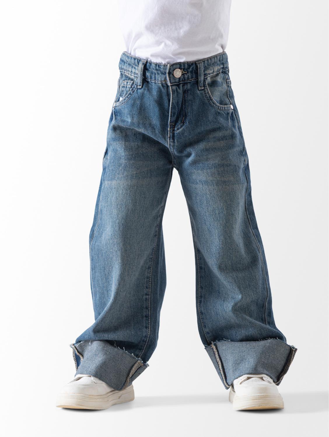 Folded Jeans Pants