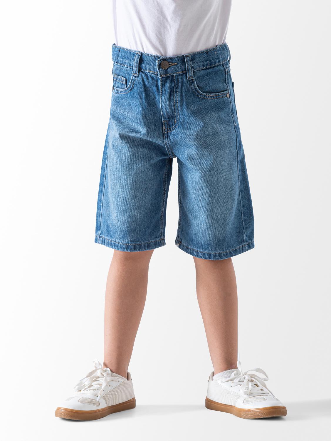 Wide Leg Jeans Short