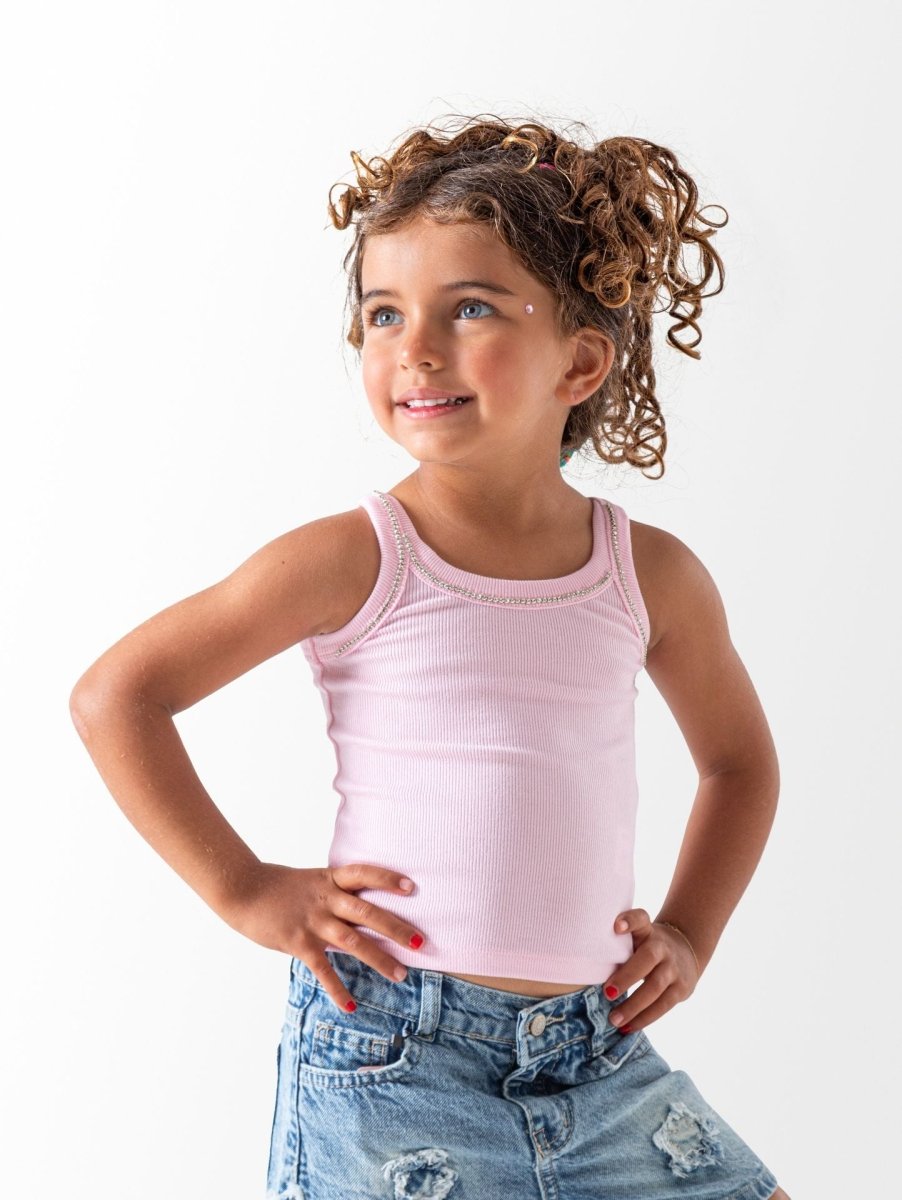 Ninos Kids storeStrass Ribbed T-ShirtT-ShirtsNINOS