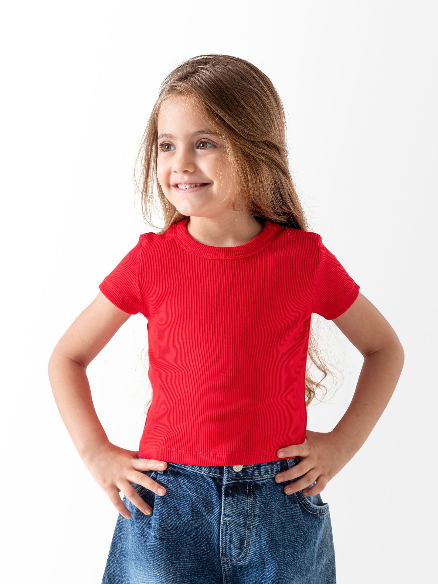 Red Rib T-shirt