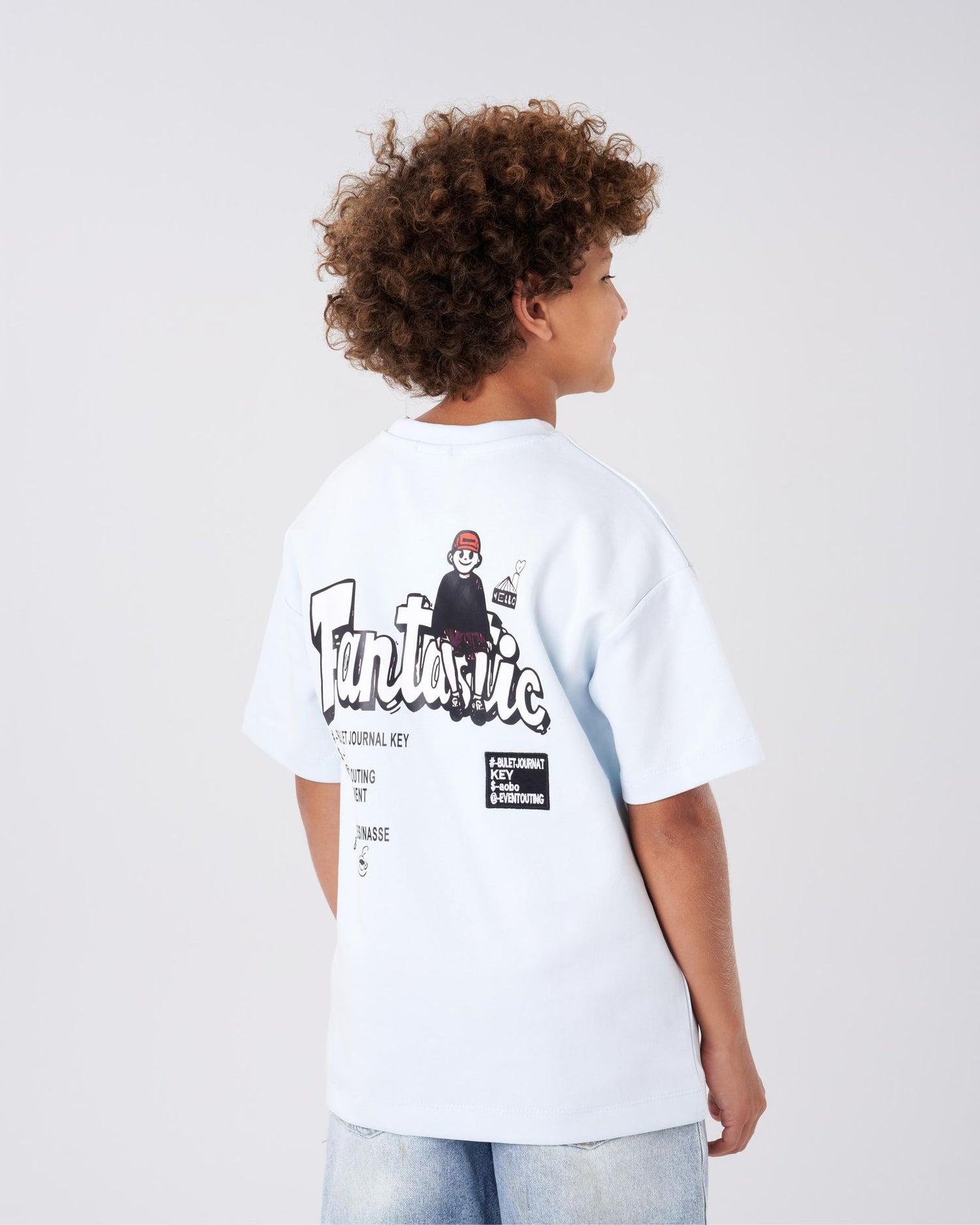 Boys' White Fantastic T-Shirt