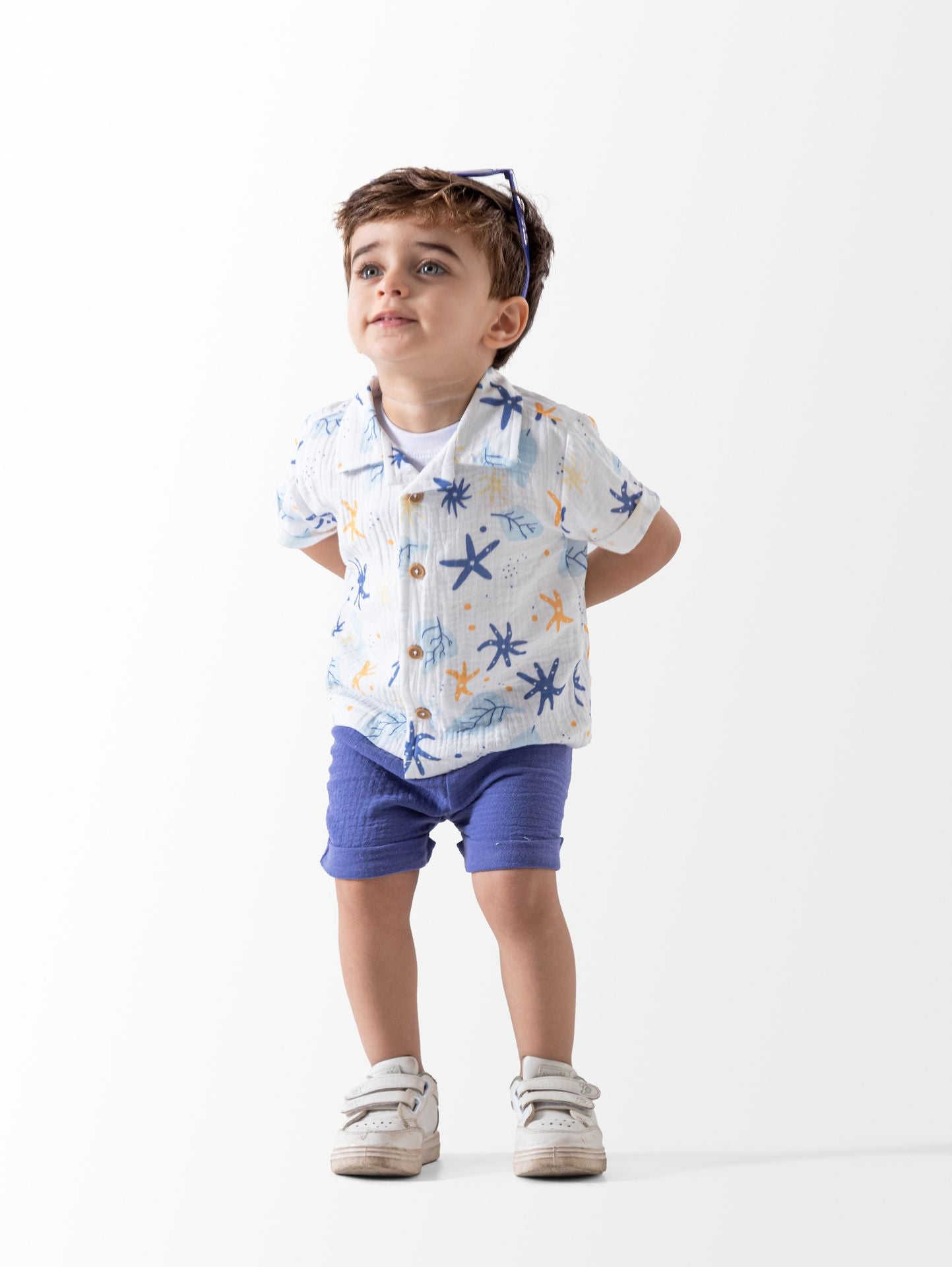 Ninos Kids storeLeaf 3PCS Short SetØ·Ù‚Ù… Ø®Ø±ÙˆØ¬Generic