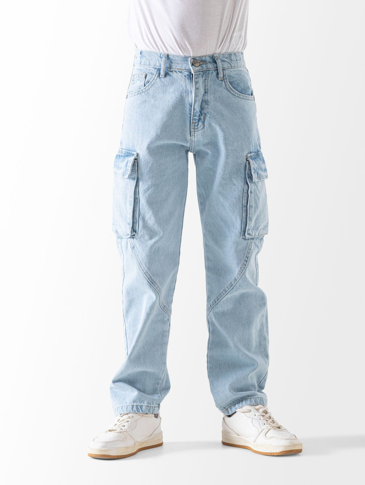 Ninos Kids storeWide Leg Cargo Jeans PantJeans pantsNINOS