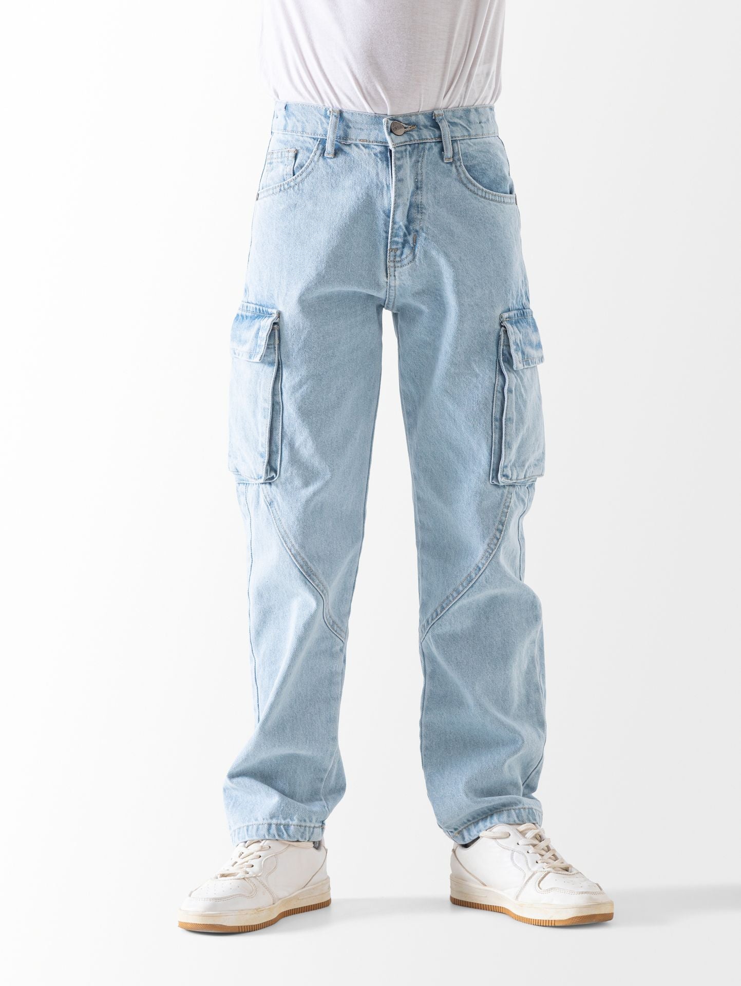 Ninos Kids storeWide Leg Cargo Jeans PantJeans pantsNINOS