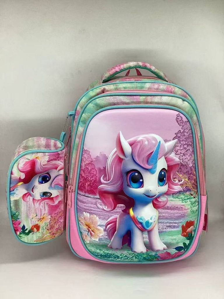Ninos Kids storeUnicorn 2PCS School BagBack Bag شنطه مدرسة ظهرJasmin
