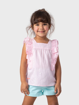 Ruffles Plain Blouse