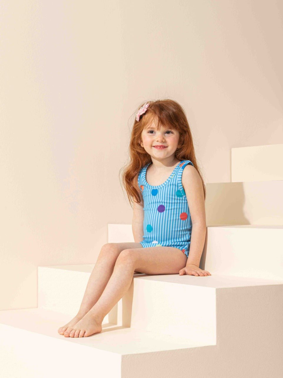 Ninos Kids storeGirl swim Suit DottedOne - Piece SwimwearI Wear