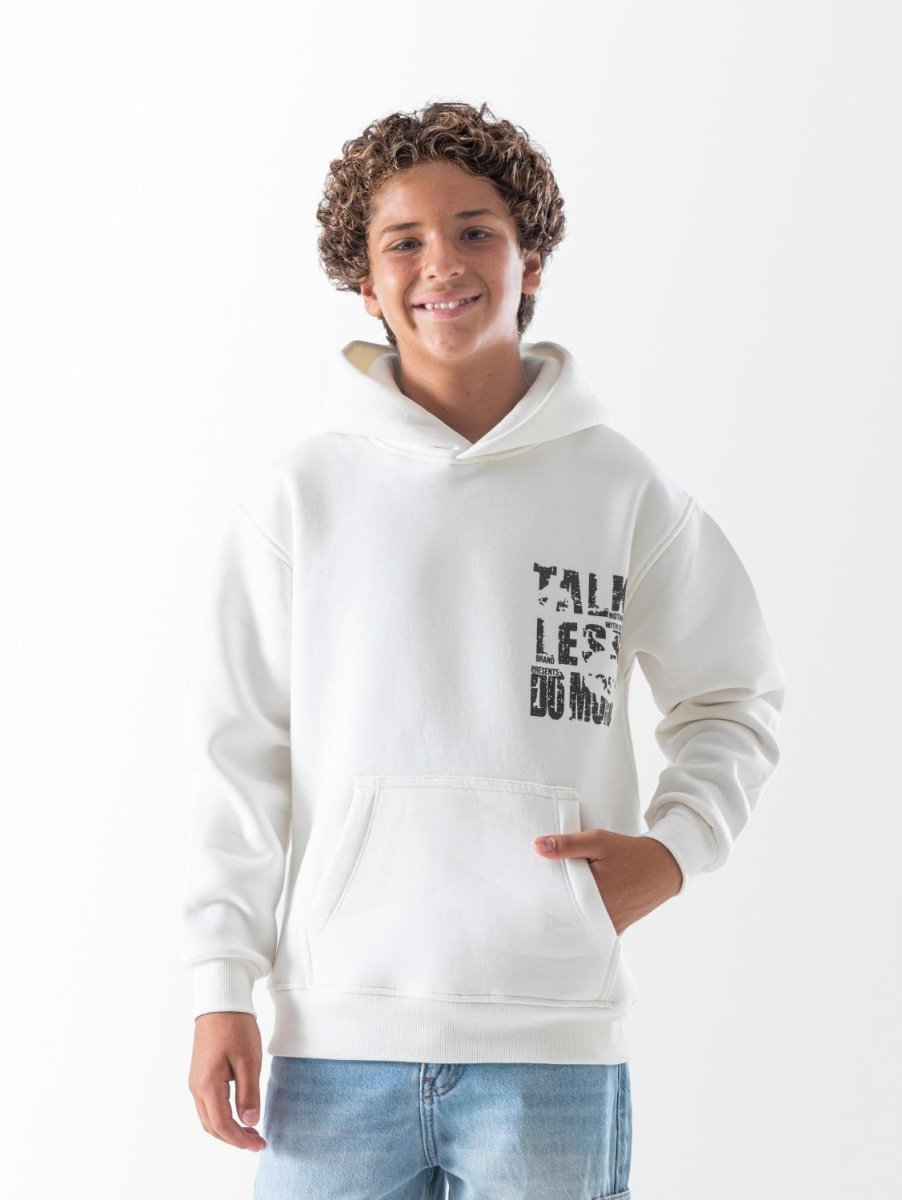 Ninos Kids storeBoys' White Talk HoodieHoodiesNINOS