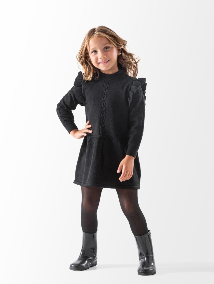 Ninos Kids storeKnit Ruffle DressKnitwear DressNINOS