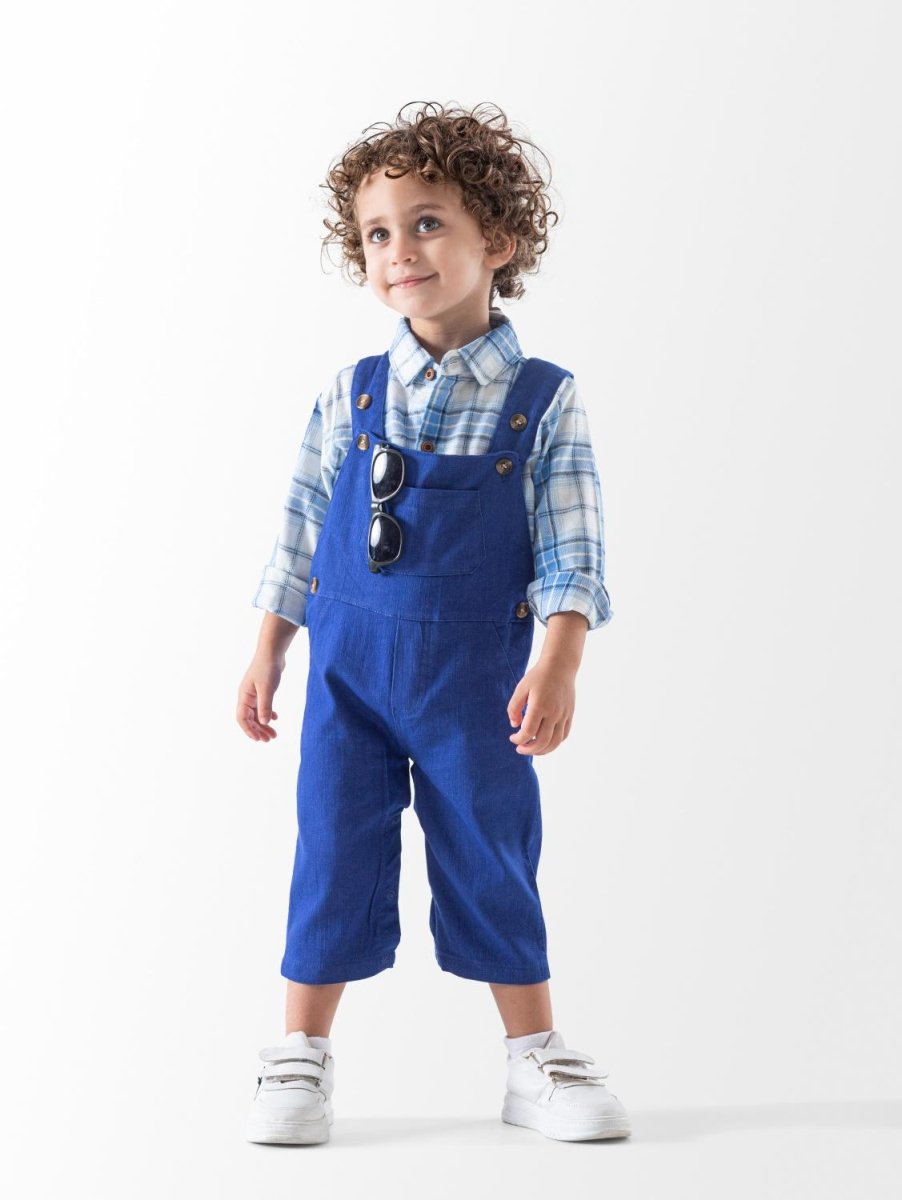 Ninos Kids storeBaby Boys' Royal Blue Checks 3-Piece Occasion SetGoing-Out SetsGeneric