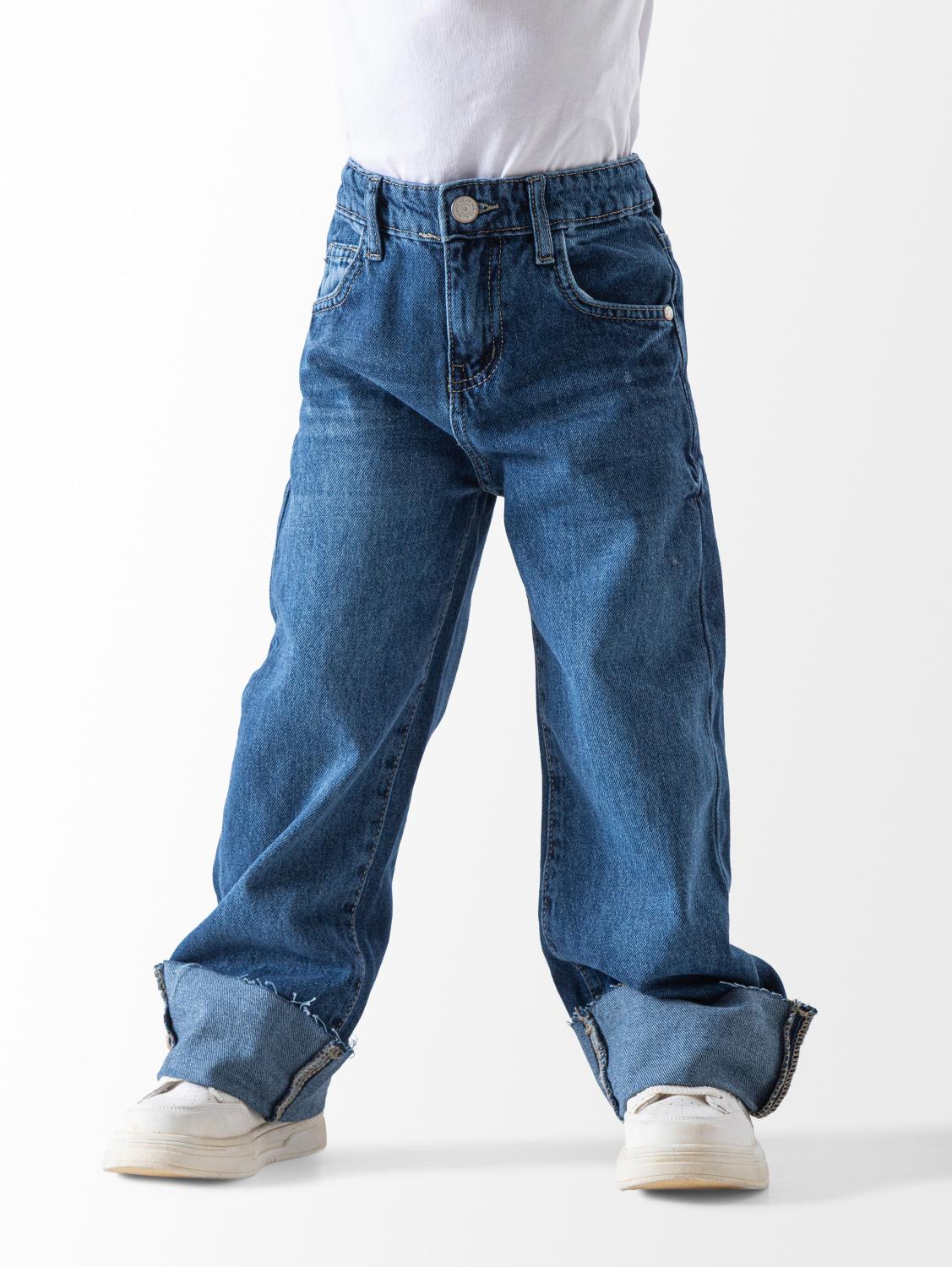 Folded Jeans Pants