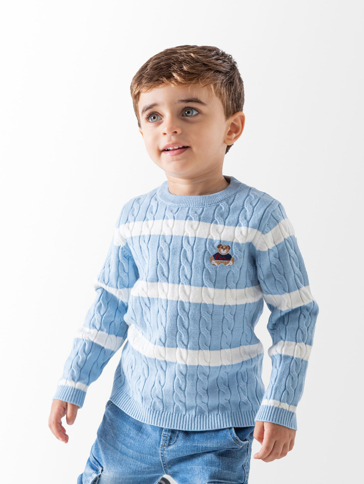Ninos Kids storeBaby Boys' Blue Bear PulloverPulloversNINOS