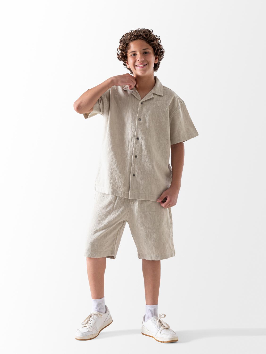 Linen Short Set