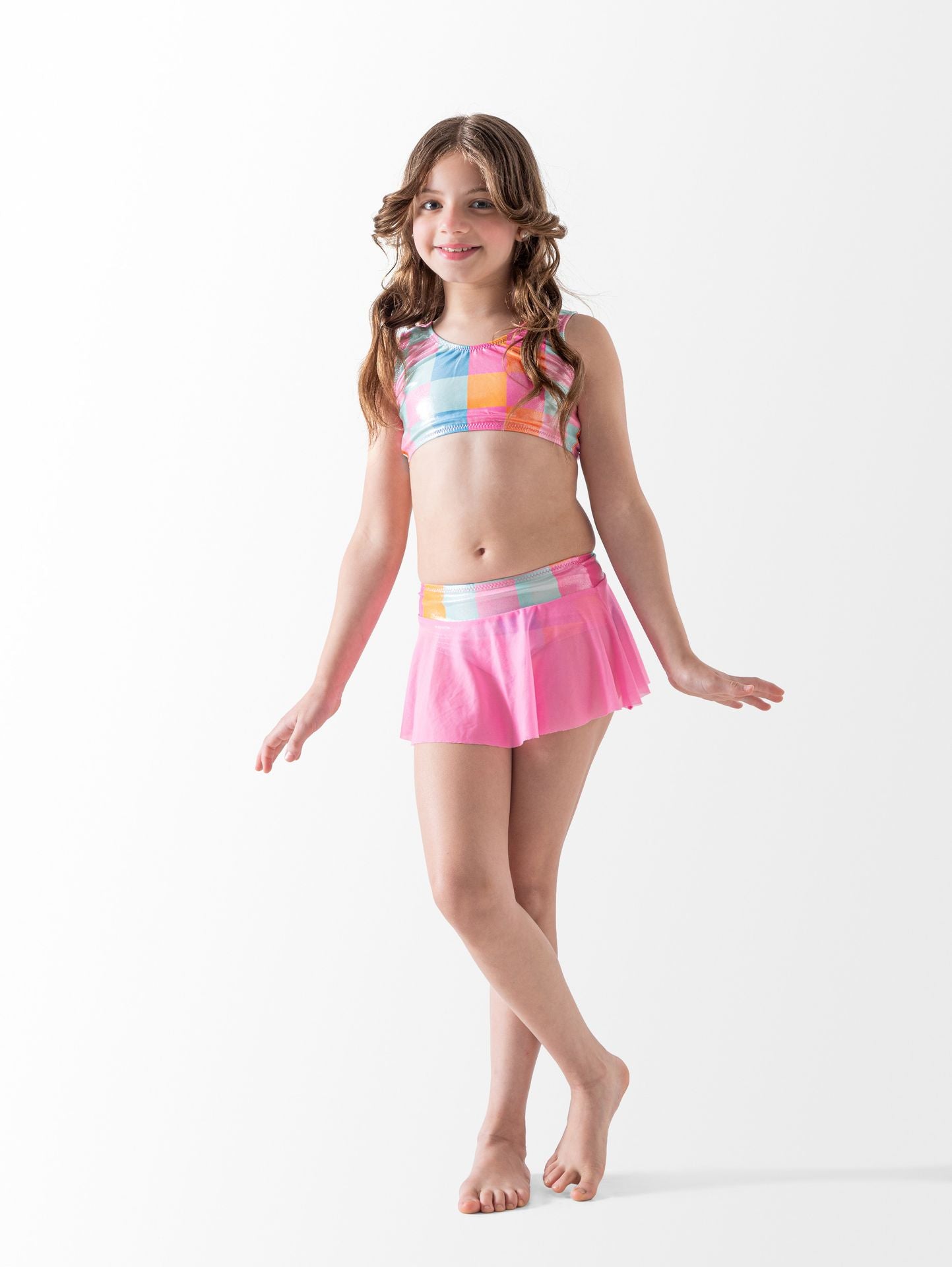 Ninos Kids storeSquares 2PCS SwimsuitTwo Piece SwimwearLa mer