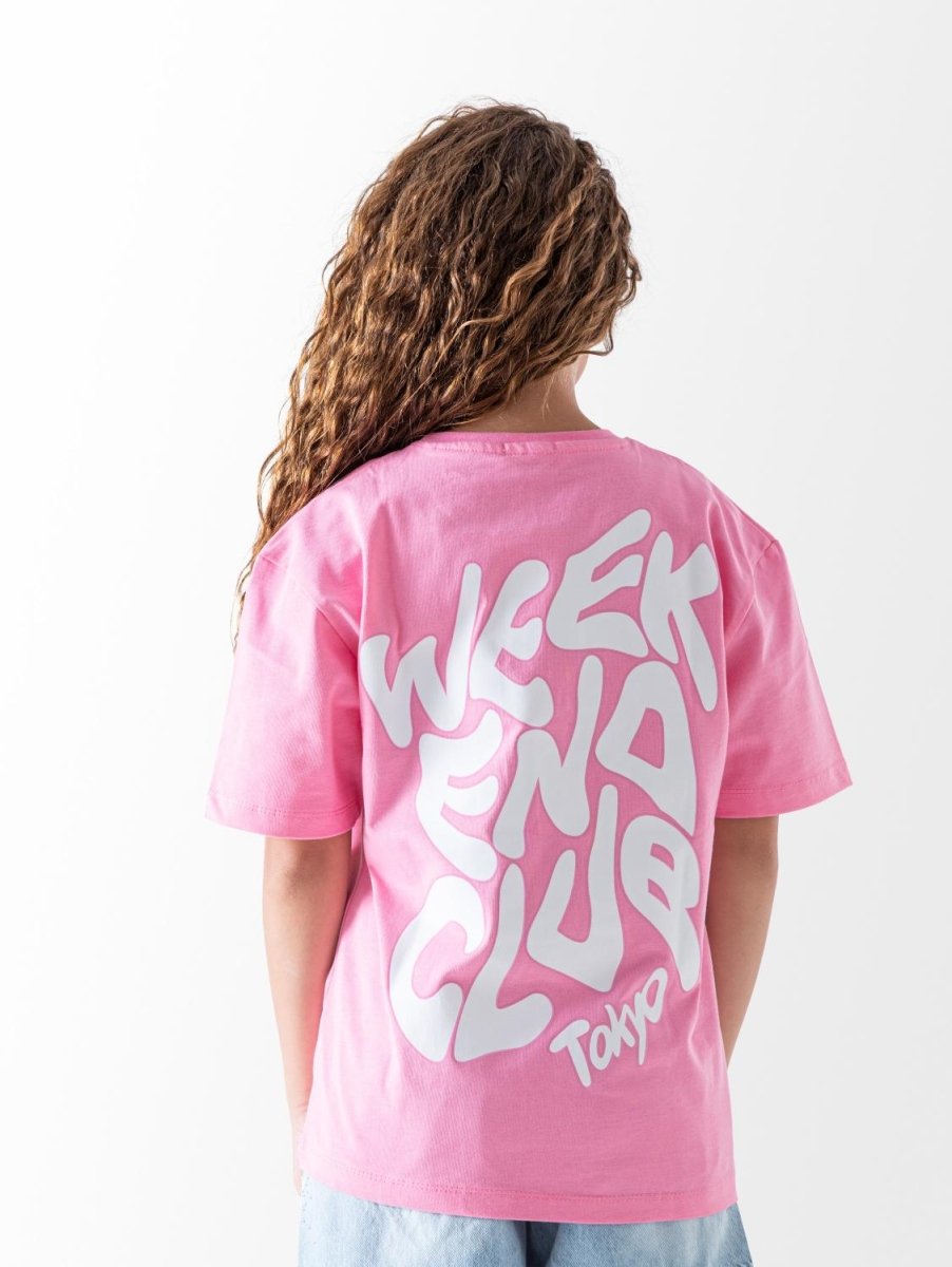 Ninos Kids storeGirls' Pink Week End T-ShirtT-ShirtsNINOS