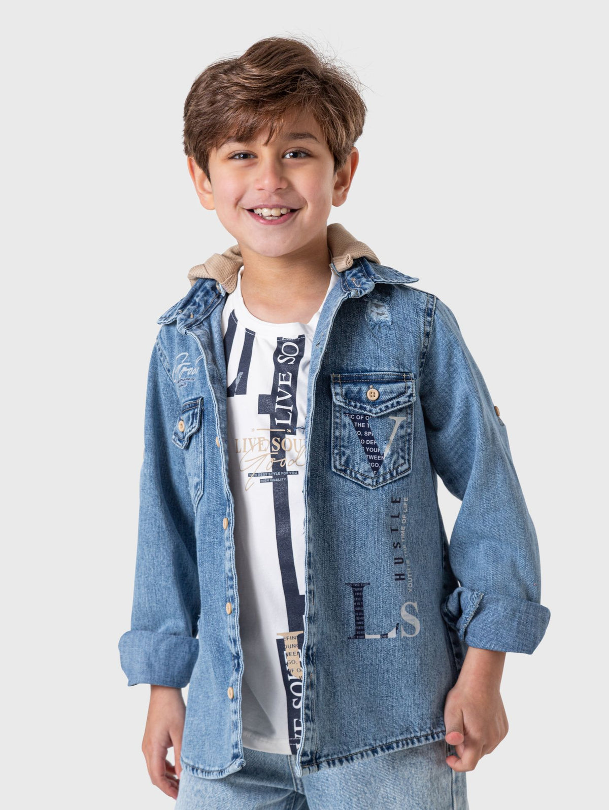 Ninos Kids storeGood Jeans ShirtBoy ShirtsAMB