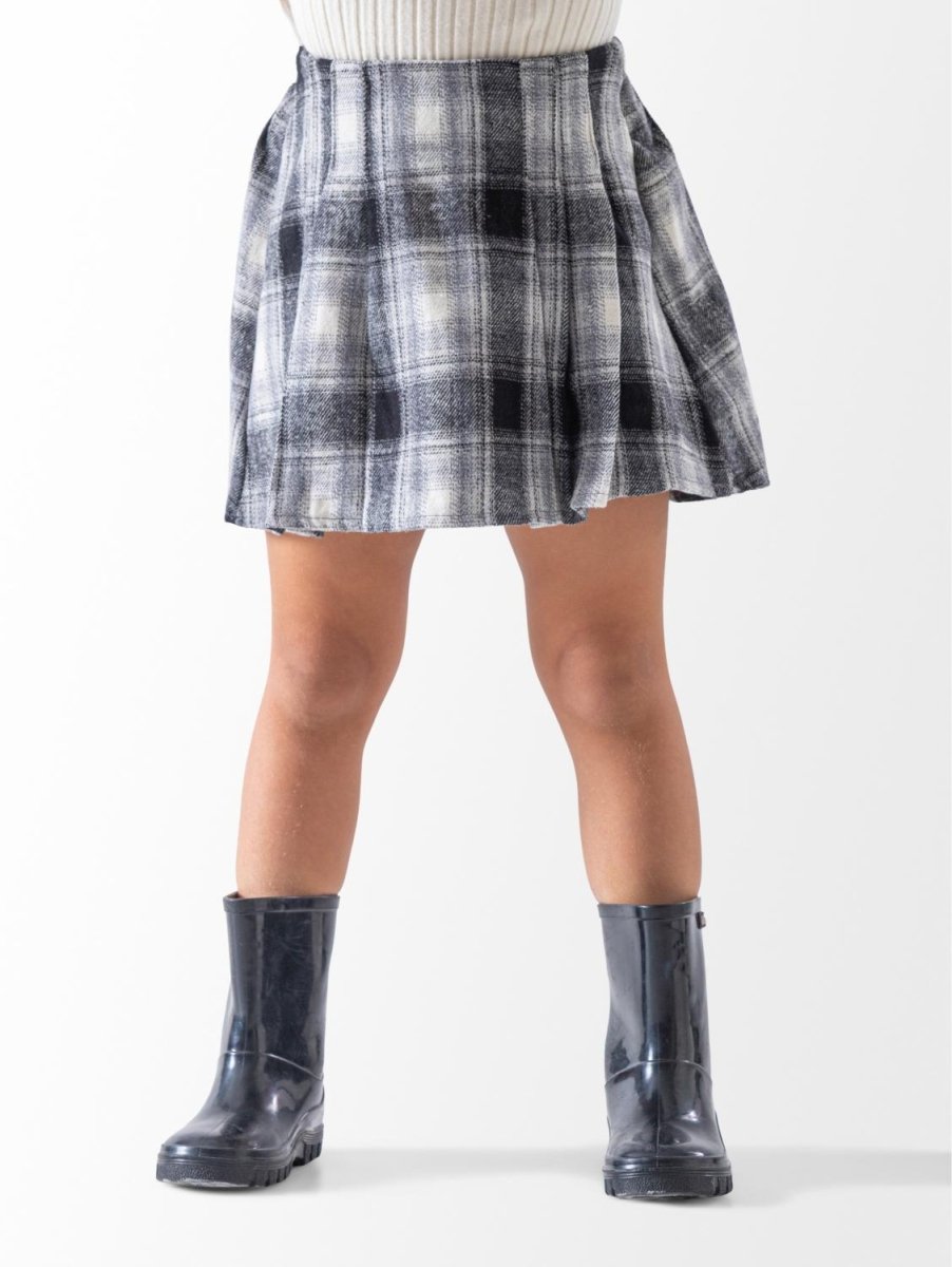 Ninos Kids storeGirls' Black Checks SkirtSkirtsMIX