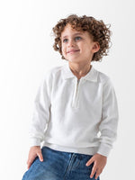 Ninos Kids storeBaby Boys' White Knitted PulloverPulloversNINOS